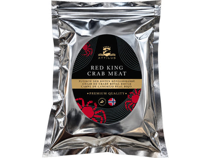Chair de crabe royal rouge
